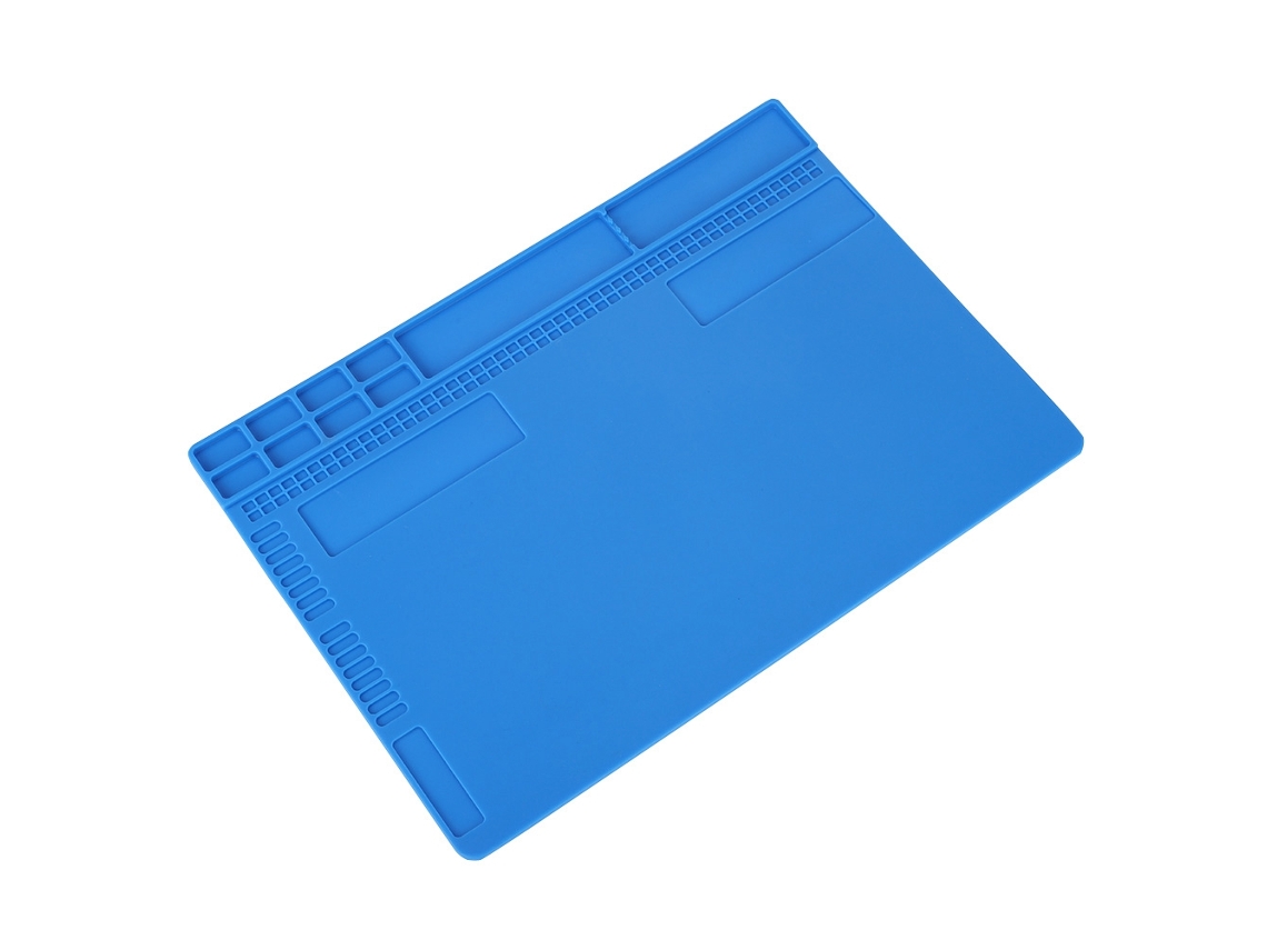 Tapete De Plataforma De Mantenimiento Magnético Resistente Al Calor Azul Oscuro 350mmx250mm