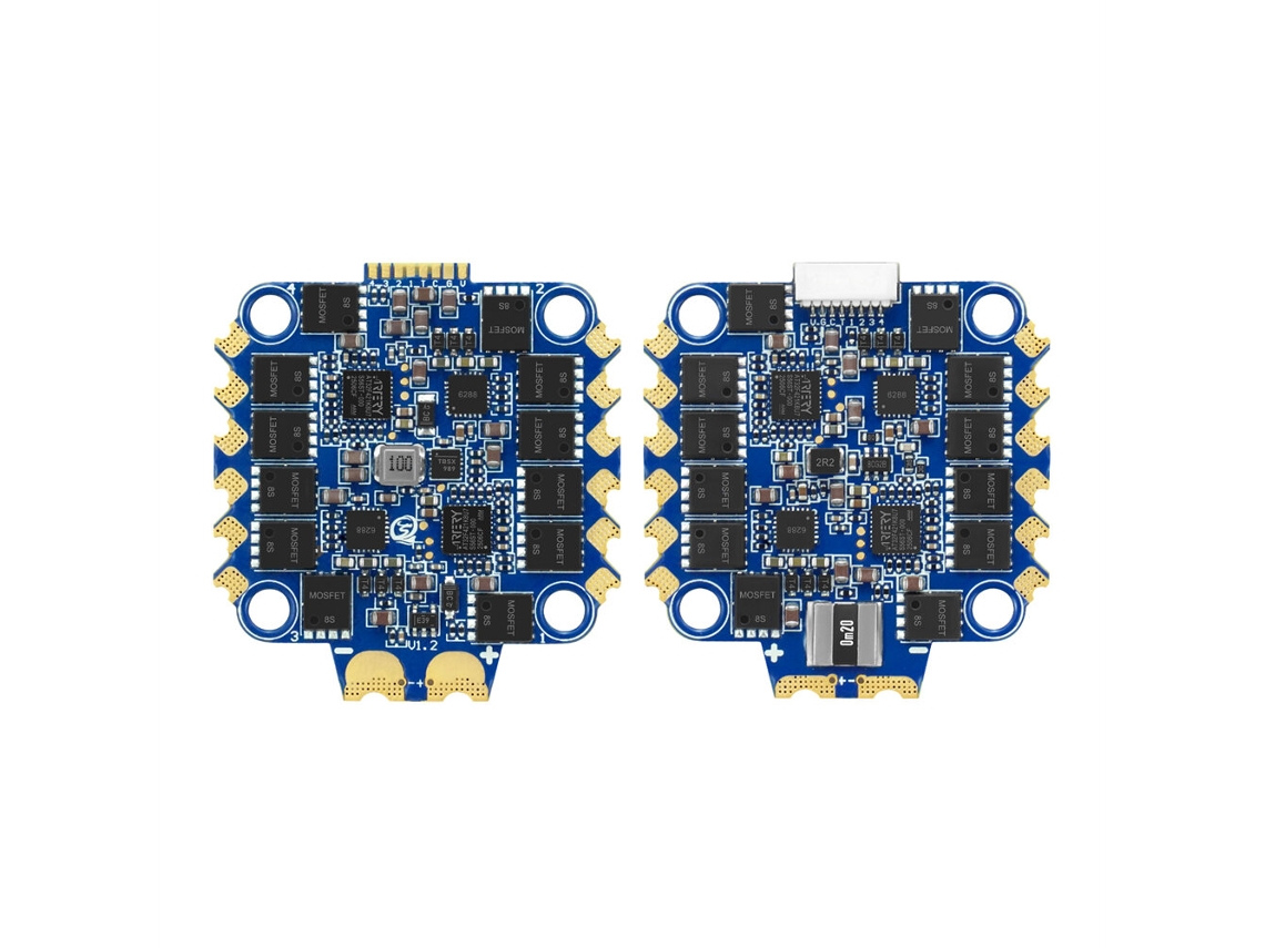 70aam328s30.5*30.5mm Sequre Blueson A2 6s 65a 8s 70a 128khz Esc 4 En 1 Con Am32 / Blheli_32 Para Carreras, Freestyle, Rc Y Drones Fpv