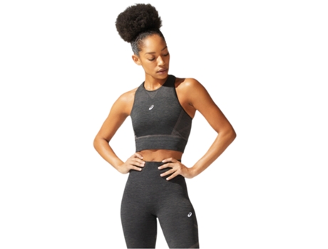 Camiseta ASICS Mujer (Poliamida - Gris - XS)