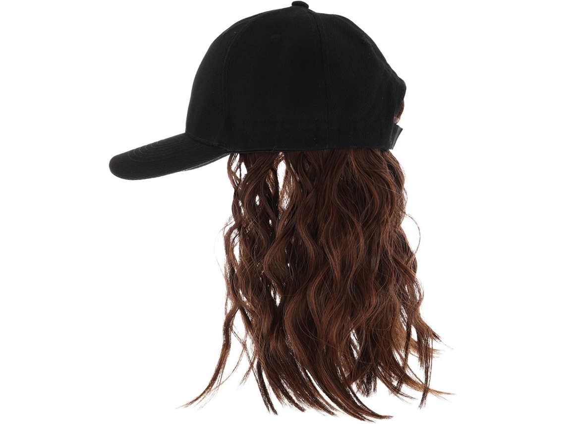 Gorro para extensiones de cabello para mujeres con cabello corto y rizado.