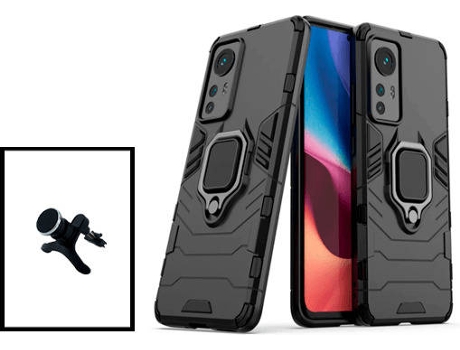Kit Carcasa + Soporte Xiaomi 12 GIFT4ME Negro