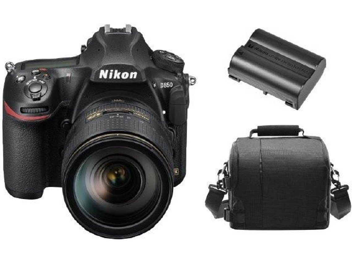 Kit Cámara Réflex NIKON D850 AF-S 24-120MM F4G ED VR + Funda de cámara + bateria EN-EL15A
