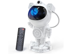 Máquina de ruido blanco astronauta, reproductor de canción de cuna portátil de 8 canciones SKYROKU, 3 luces nocturnas espaciales para bebés BISBISOUS