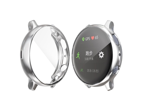 Carcasa de Reloj SLOWMOOSE Galaxy Watch Active 2 Case para Samsung Galaxy Watch (Plateado - 40Mm)
