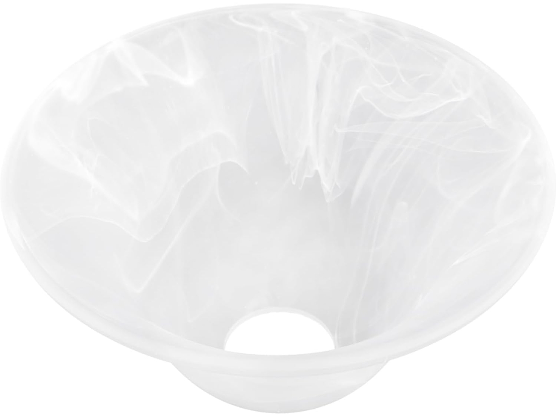 Pantalla De Cristal Esmerilado Para Lámpara Colgante O De Techo Elegante.