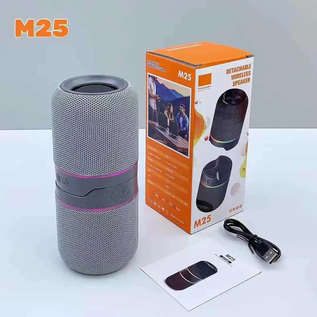 Altavoz Bluetooth Inalámbrico Magnético 2 En 1 Con Cápsula (gris)