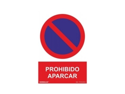 Placa De Prohibido Estacionar 297x210mm Rd40040 Normaluz