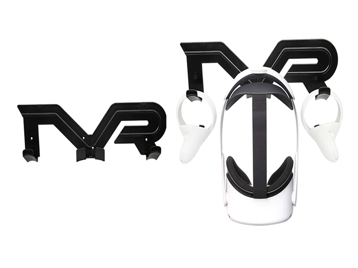 Gancho para estante de almacenamiento montado en la pared VR para Oculus Quest 1/2/Rifts negro