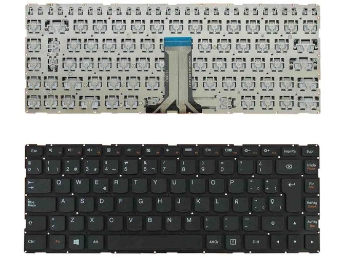 Teclado para Portátil Lenovo S41-35 S41-70 S41-75 U41-70 Negro Sin Marco