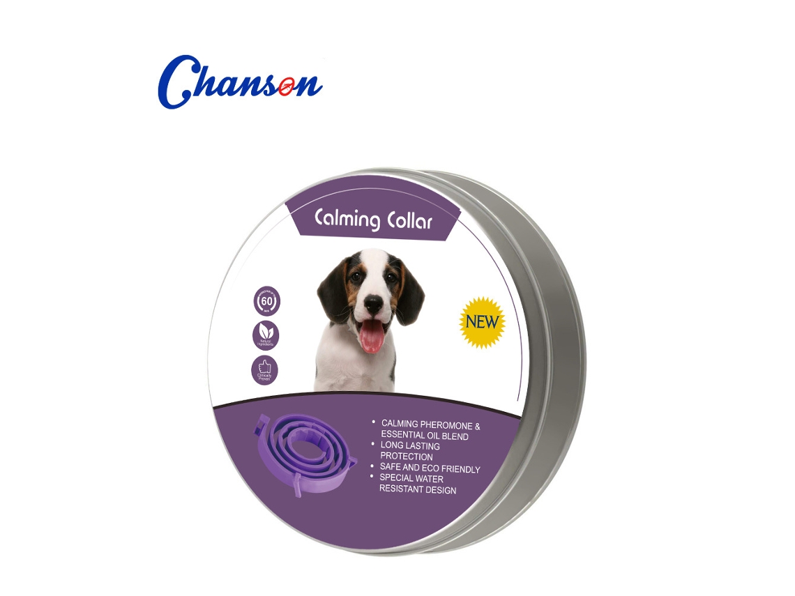 Collar Tranquilizante Para Perros, Resistente Al Agua Y Que Contiene Feromonas, Elaborado A Partir De Compuestos Naturales.