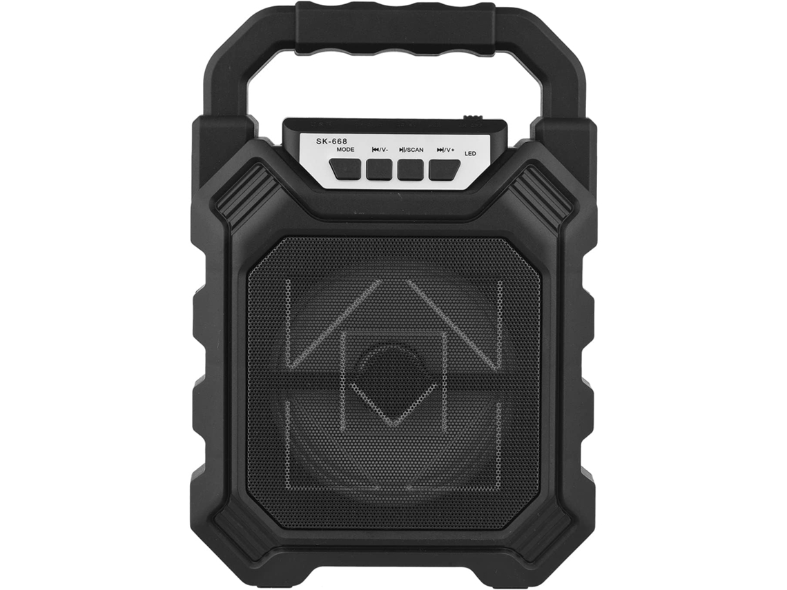 Máquina de karaoke portátil con altavoz para uso en exteriores, con cable y recargable. SFUSHOS