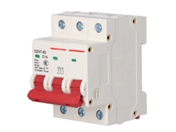 Disyuntor Miniatura De 3 Polos, 16 A, 400 V Ca Con Cubierta De Policarbonato Para Riel Din Residencial.