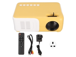 Miniproyector Led Portátil 1080p 25-30 Lúmenes Ansi Wifi Pantalla Similar A La De Un Teléfono Móvil Protección Ocular Enchufe Británico