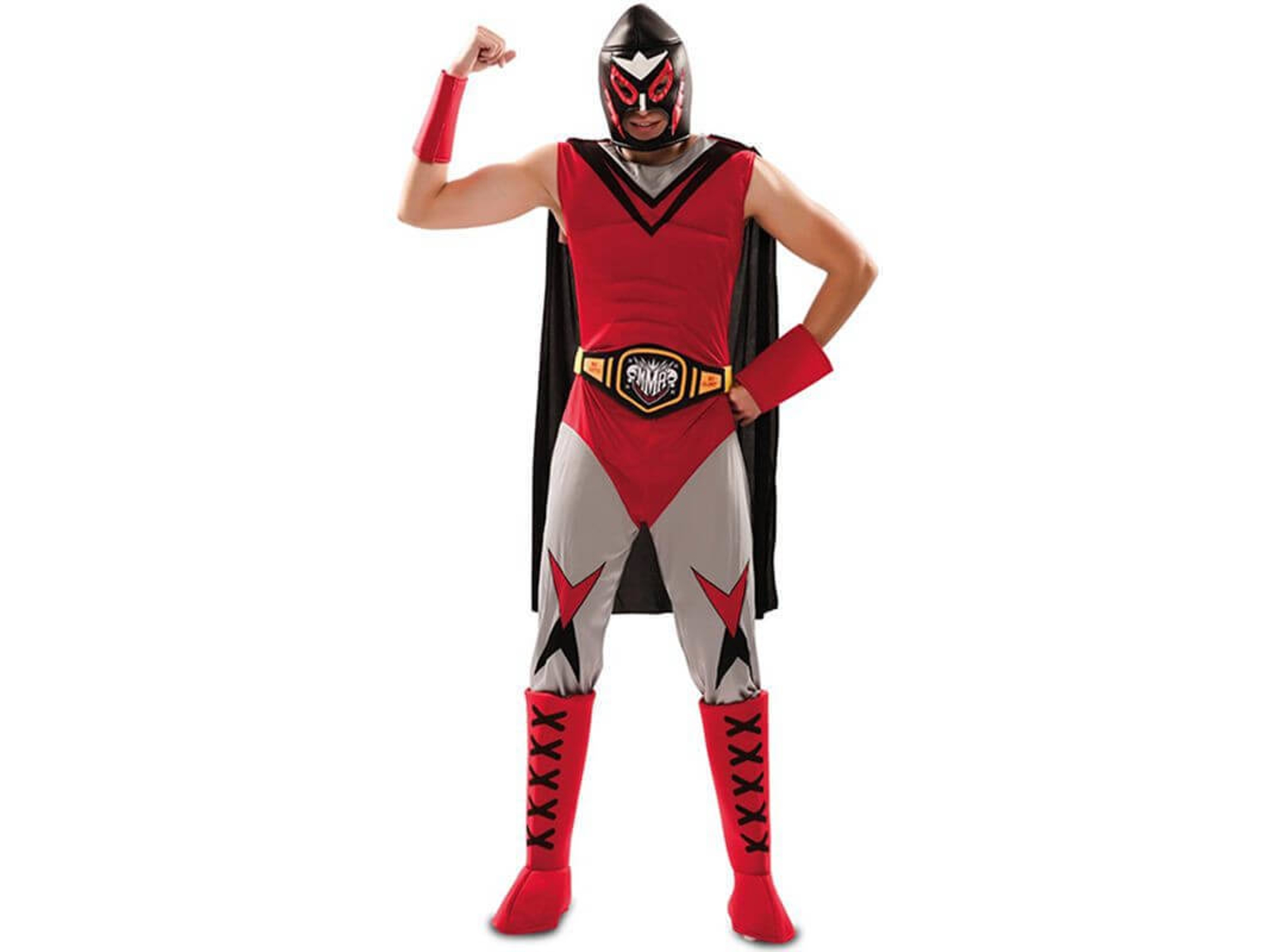 Disfraz de Hombre DISFRAZZES Campeón De Lucha Libre (Talla: M/L )