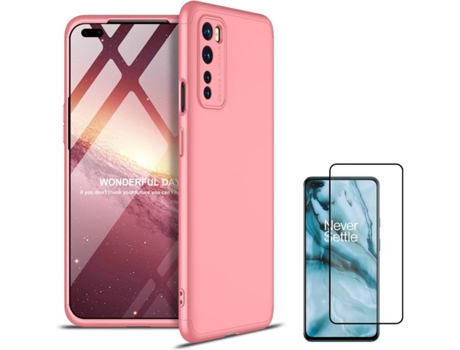 Funda y Protector OnePlus Nord Slim Armor 360º Rosa