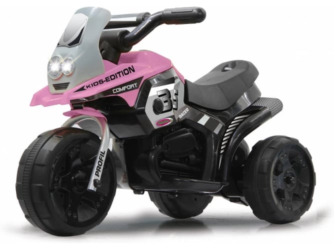 Moto Eléctrica JAMARA con 3 Ruedas a Batería Rosa