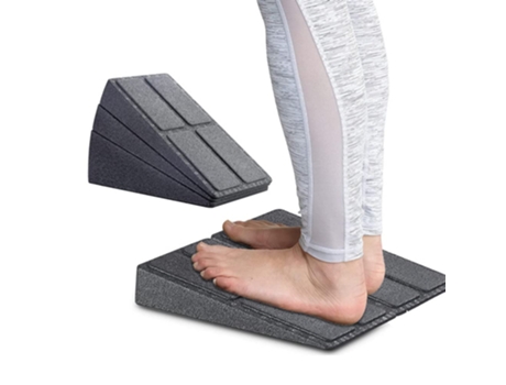 Estirador de pantorrillas Cuña de yoga Negro