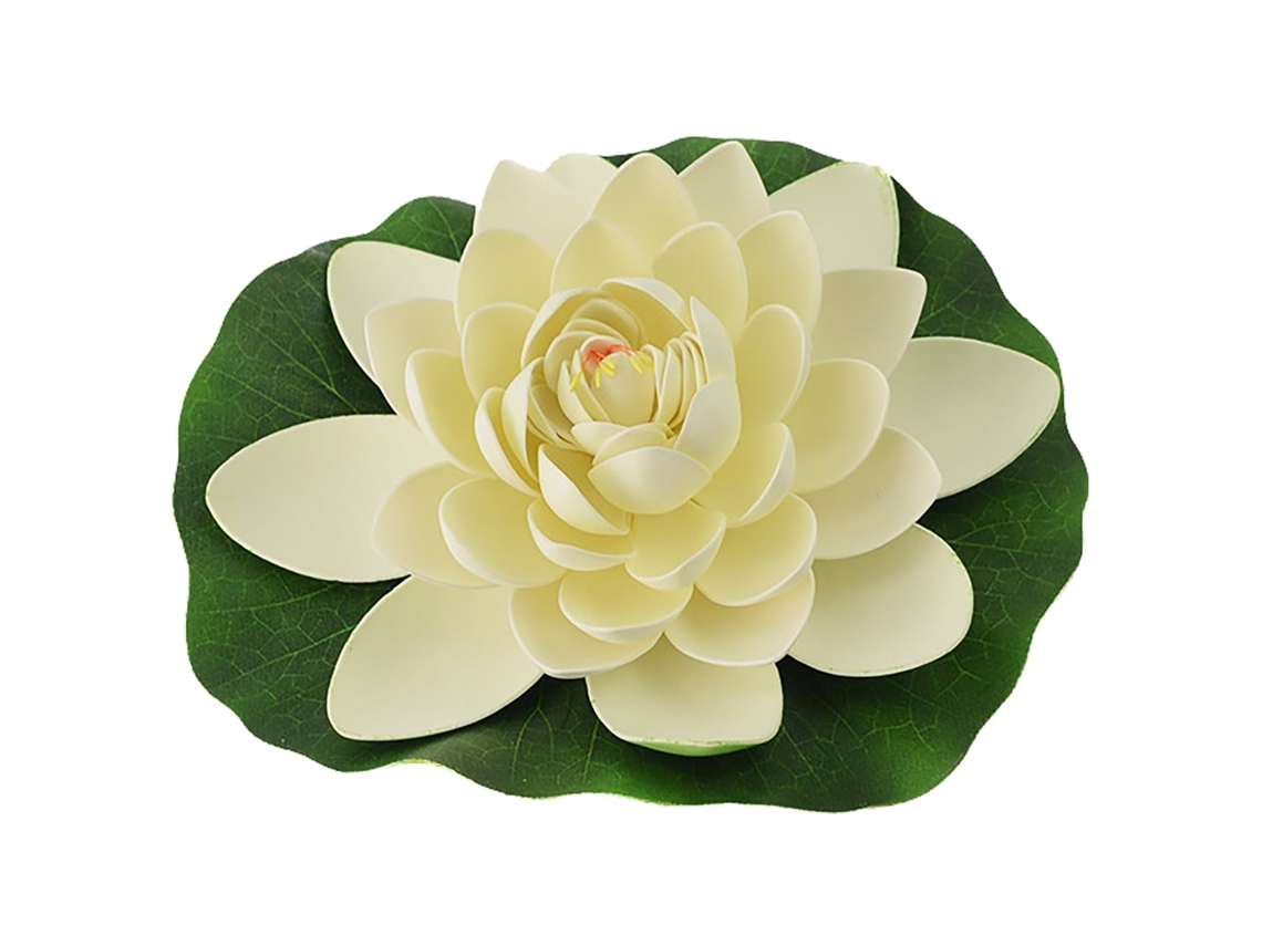 2026-flor De Loto Artificial Flotante Para Piscina Y Estanque Decoración De Plantas Falsas De Espuma