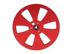 Bobina De Fita Vazia 7 Polegadas 1/4 Polegada De Liga De Alumínio Com 3 Buracos Universal Para Revox Studer Vermelho E Preto