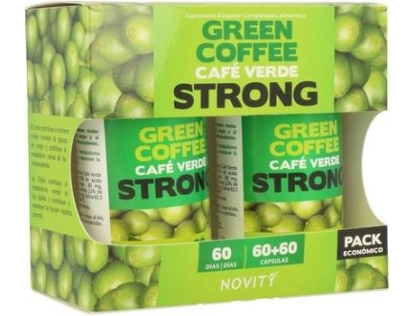 Complemento Alimenticio NOVITY Café Verde Strong (60 + 60 cápsulas)