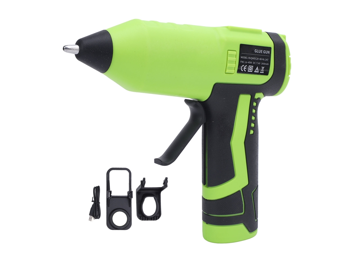 2026 Store-pistola De Pegamento Caliente Inalámbrica Kit De Carga Usb Rapid Heating Para Manualidades Reparación Muebles Dc7.4v