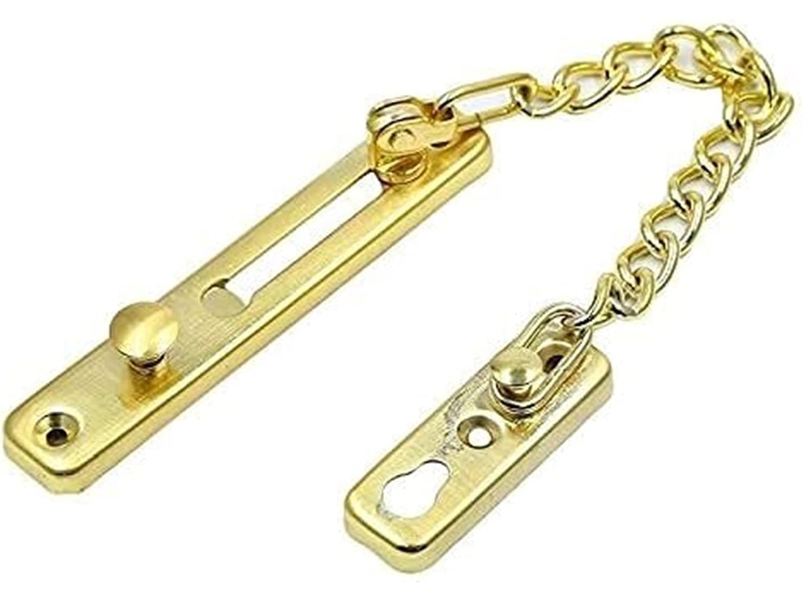 Cerrojo Antirrobo Con Cadena, Seguridad, Resistente, Protección, Acero Inoxidable