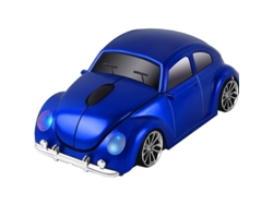 Ratón Inalámbrico De 2,4 Ghz, Con Forma De Coche Deportivo 3d, Ergonómico, 1200 Dpi, Con Receptor Usb Para Pc/portátil, Azul.