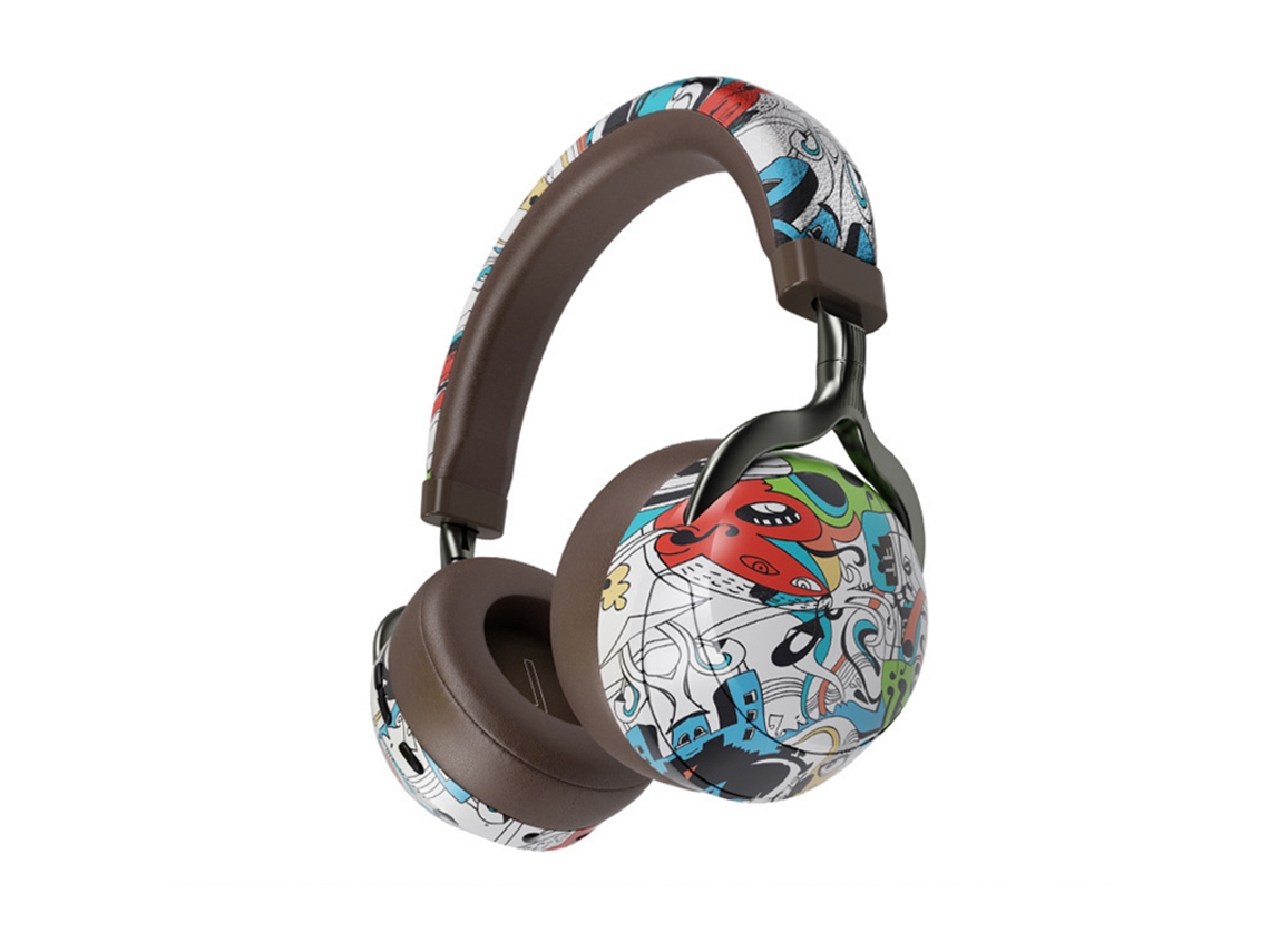 Auriculares Inalámbricos De Camuflaje, Auriculares Estéreo Hifi Con Graves Profundos.