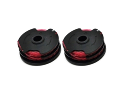 Carrete de hilo T9c para desbrozadora Hyper Tough Worx WG117 WG118 G4T, nailon, modelo HT18 (2 unidades)