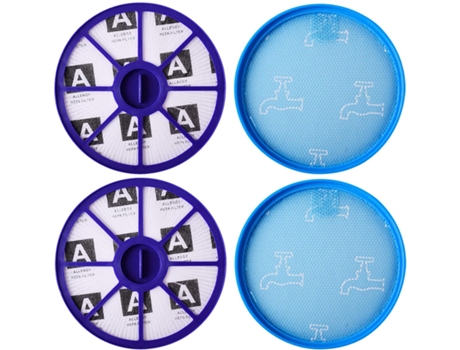 Accesorio para aspiradora SUNMOSTAR para aspiradora Dyson Dc19 Dc20 Dc21 Kit de 2 filtros lavables de repuesto