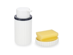 Set de Cocina Blanco Plástico KINVARA