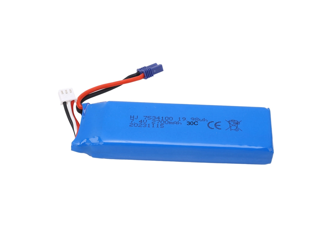 Batería Lipo De 7,4 V Y 2700 Mah Para Transmisor Rc Con Conector Banana Y Protección Contra Sobrecarga Para Radiomaster Tx16s Y Tx18s.