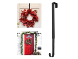 Gancho Telescópico De Metal Para Corona Navideña, Colgador De Puerta Decorativo De Navidad