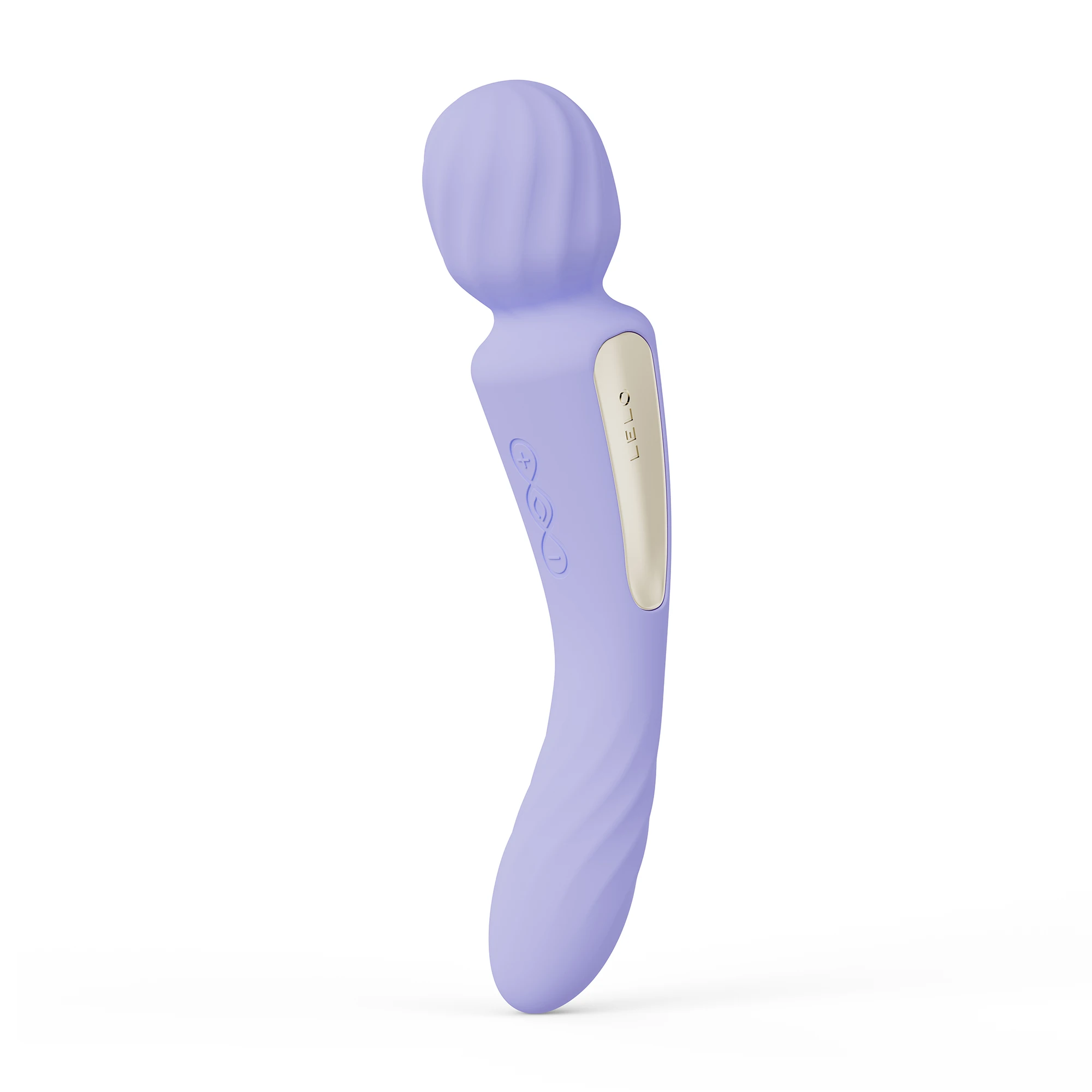 Masajeador De Varita De Doble Extremo Lelo Switch Para Mujeres Con Aplicación Bluetooth Y 12 Modos De Placer, Color Lila.