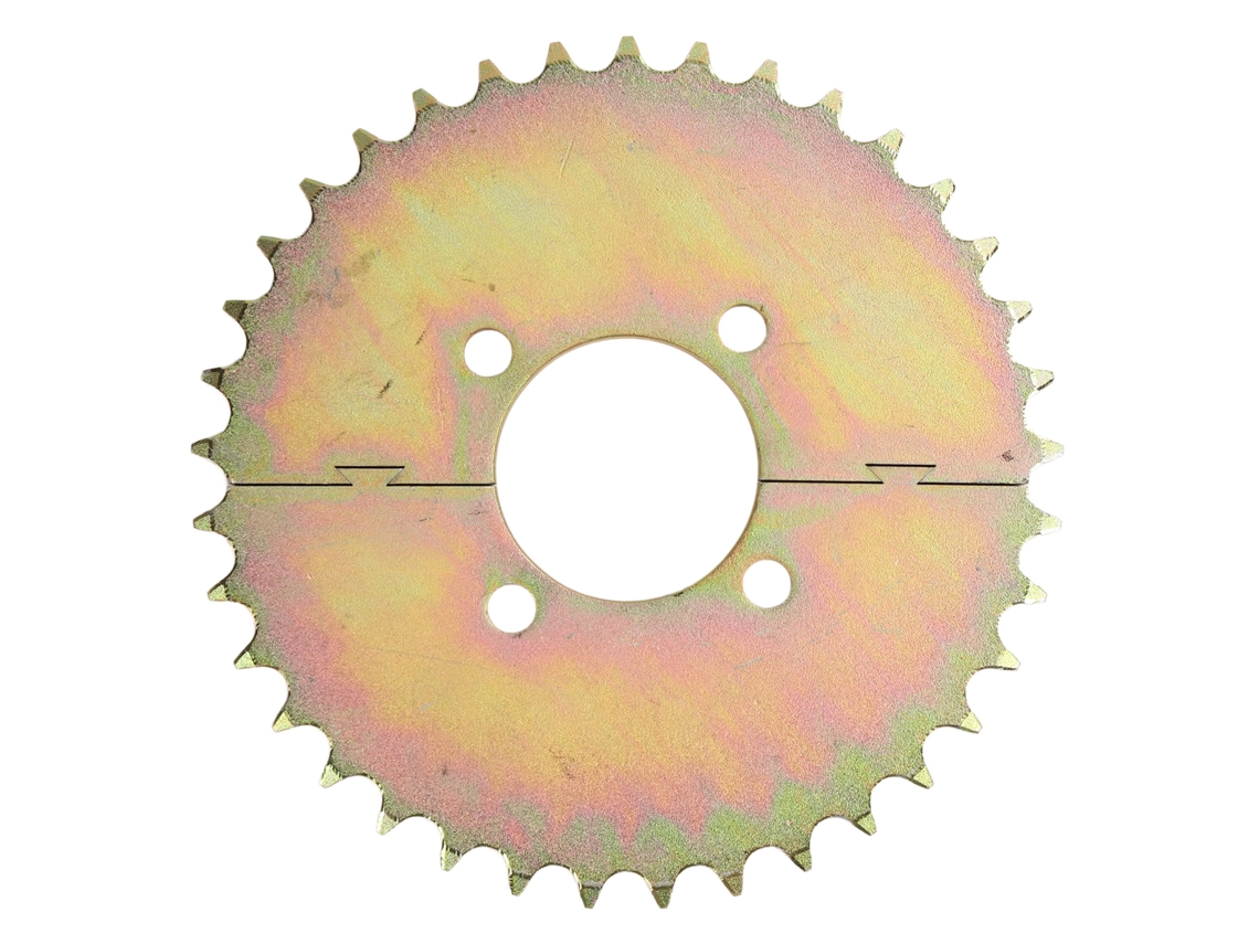 Polea De Cadena De Acero 530 37d De 58 Mm Para Atv/go Kart, 4 Agujeros, Piezas De Modificación Divisibles