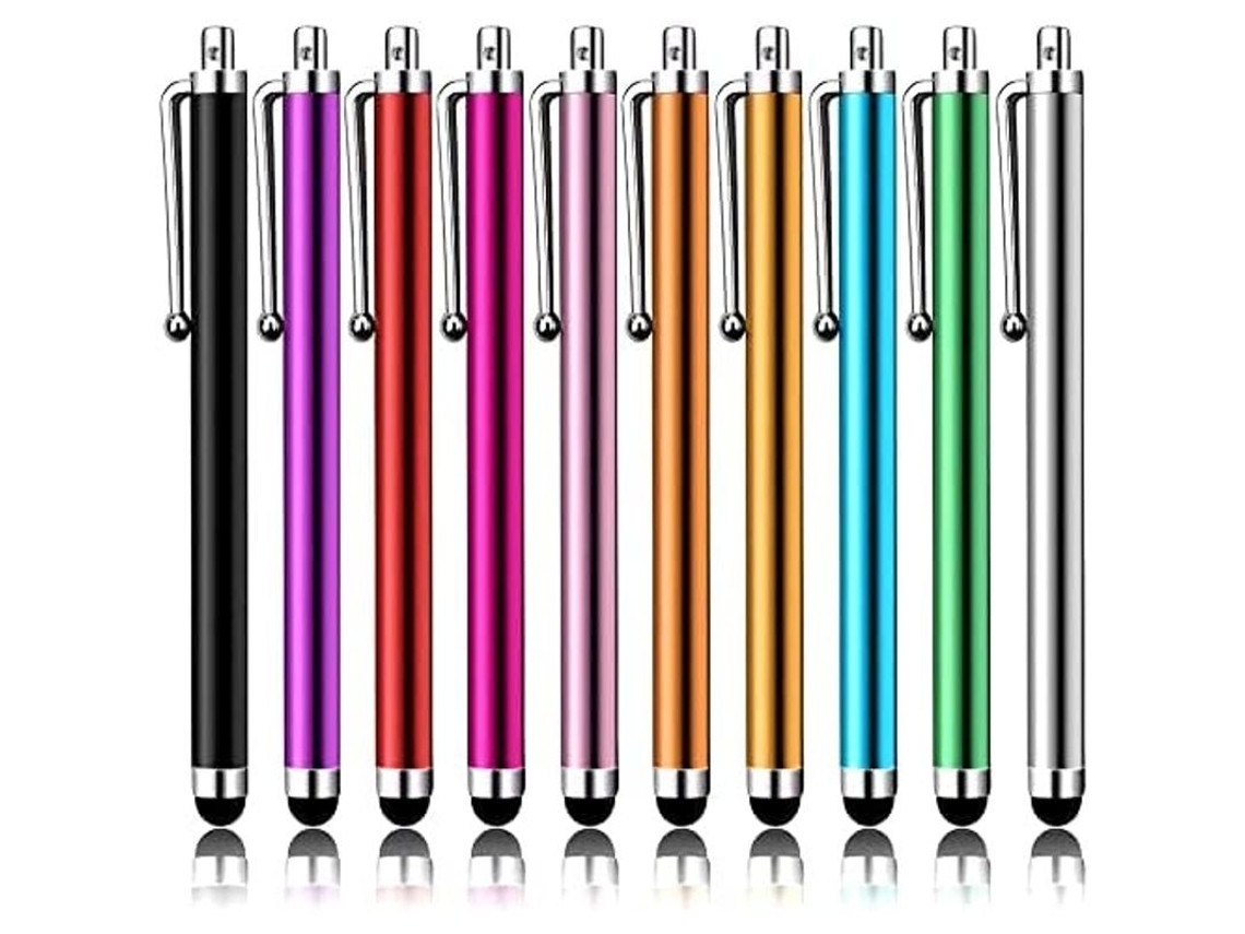 10 Lápices Táctiles Capacitivos Universales Compatibles Con Ipad Y Iphone (color Aleatorio) 2025