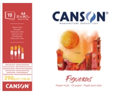 Bloc de Papel de Dibujo CANSON Figueras 420 X 594 Mm 290 G/M²