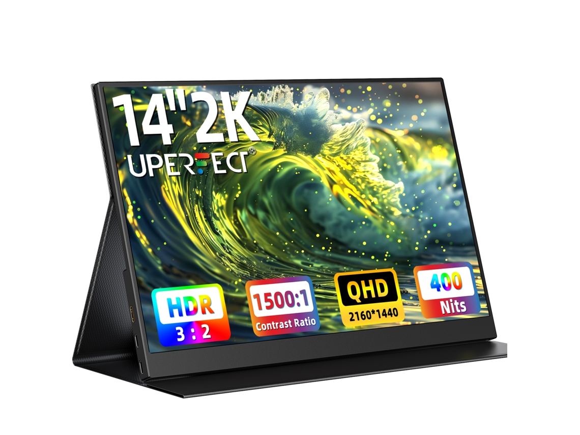 Monitor portátil Uperfect (14 2k 2160x1440 32 300 Cd/m²)