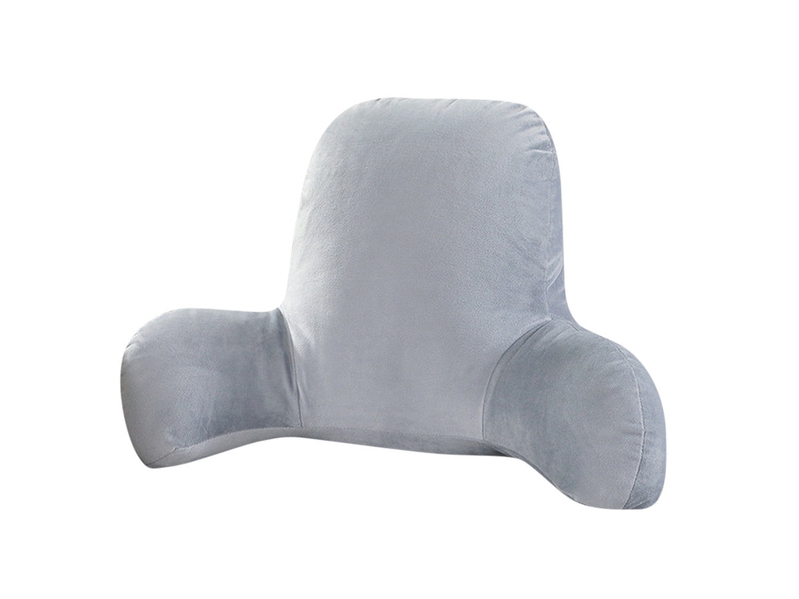 Almohada De Respaldo Con Brazos, Almohada De Soporte De Respaldo De La Cama Para Sentarse En El Sofá De La Cama, Cojín De Soporte Lumbar Y De Brazo Co