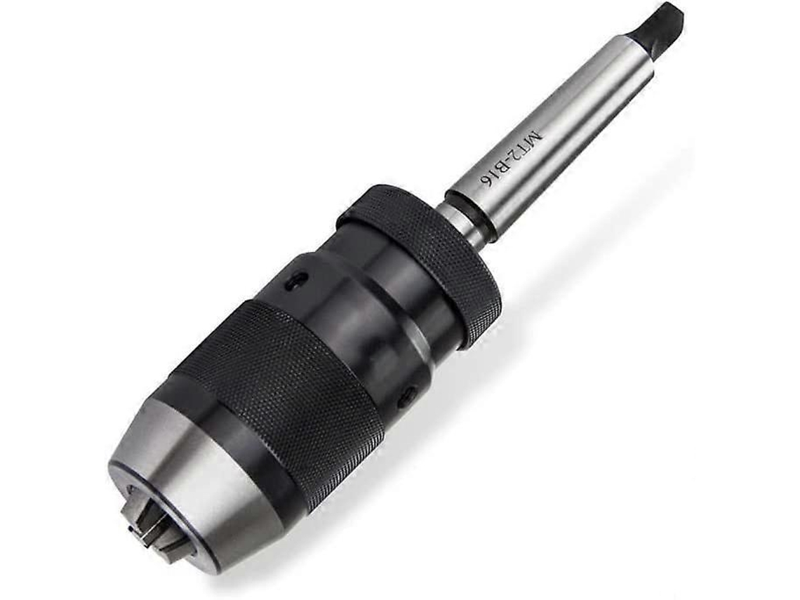 Mandril De Taladro Para Tornos 0-13mm Acero Autoapretable Con Arbor Mt2-b16 Y Mango