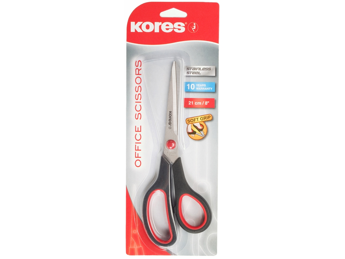 Tijeras Universales KORES con Mango Suave Longitud: 210 Mm