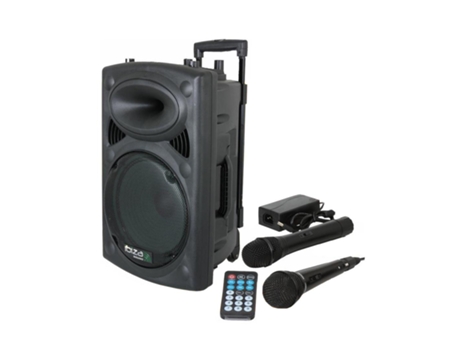G-PORT10UHF-BT :''ALTAVOZ AMPLIFICADO 10'''' 500W USB/BT/SD/BAT UHF NEGRO IBIZA