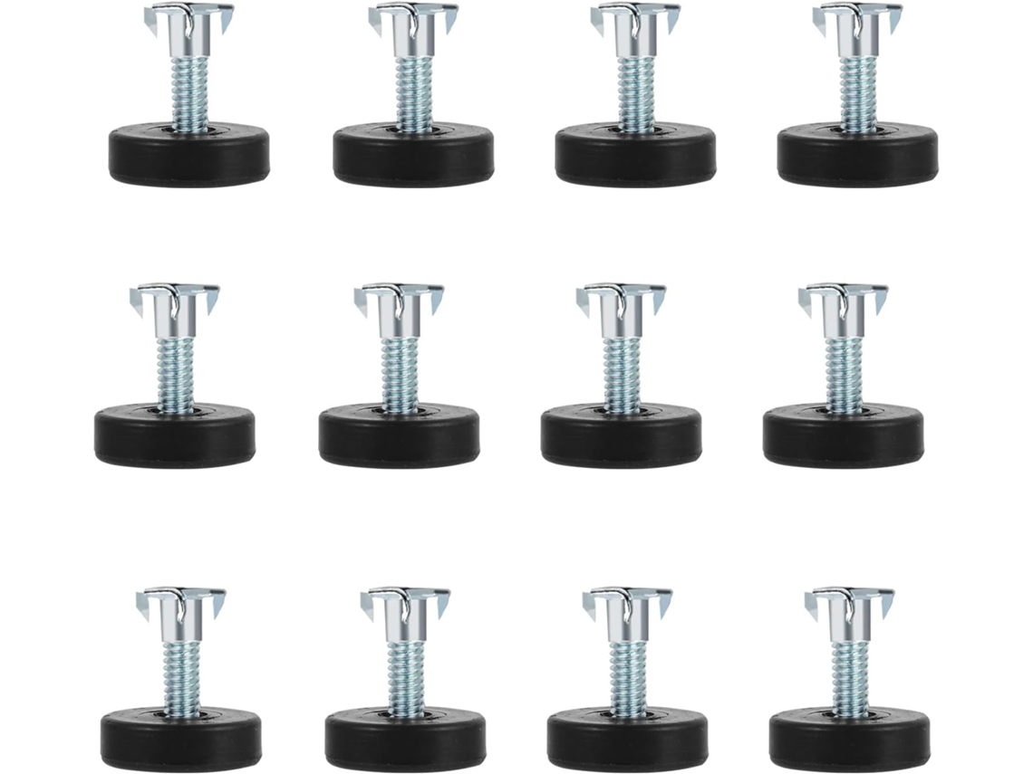 Niveladoras 12 Almohadillas Muebles Ajustables Tornillo