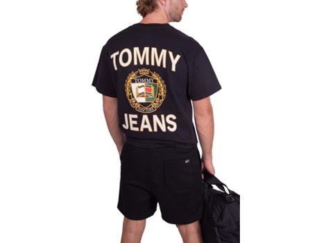 Camiseta de Hombre TOMMY JEANS Negro (L)