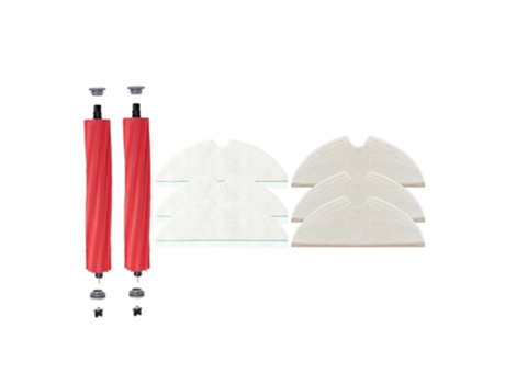 Kit de 8 peças para roborock t8/q7 max/max+ robot escova principal pano de esfregão