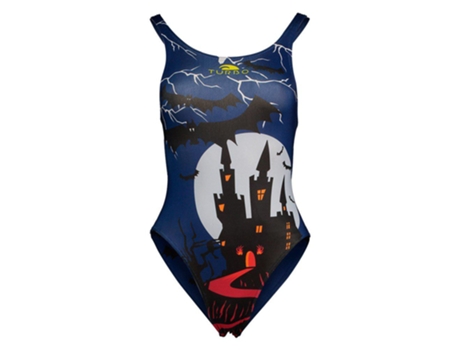 Traje de baño para Mujer TURBO Tokyo Pro Resist Azul para Natacion (M)