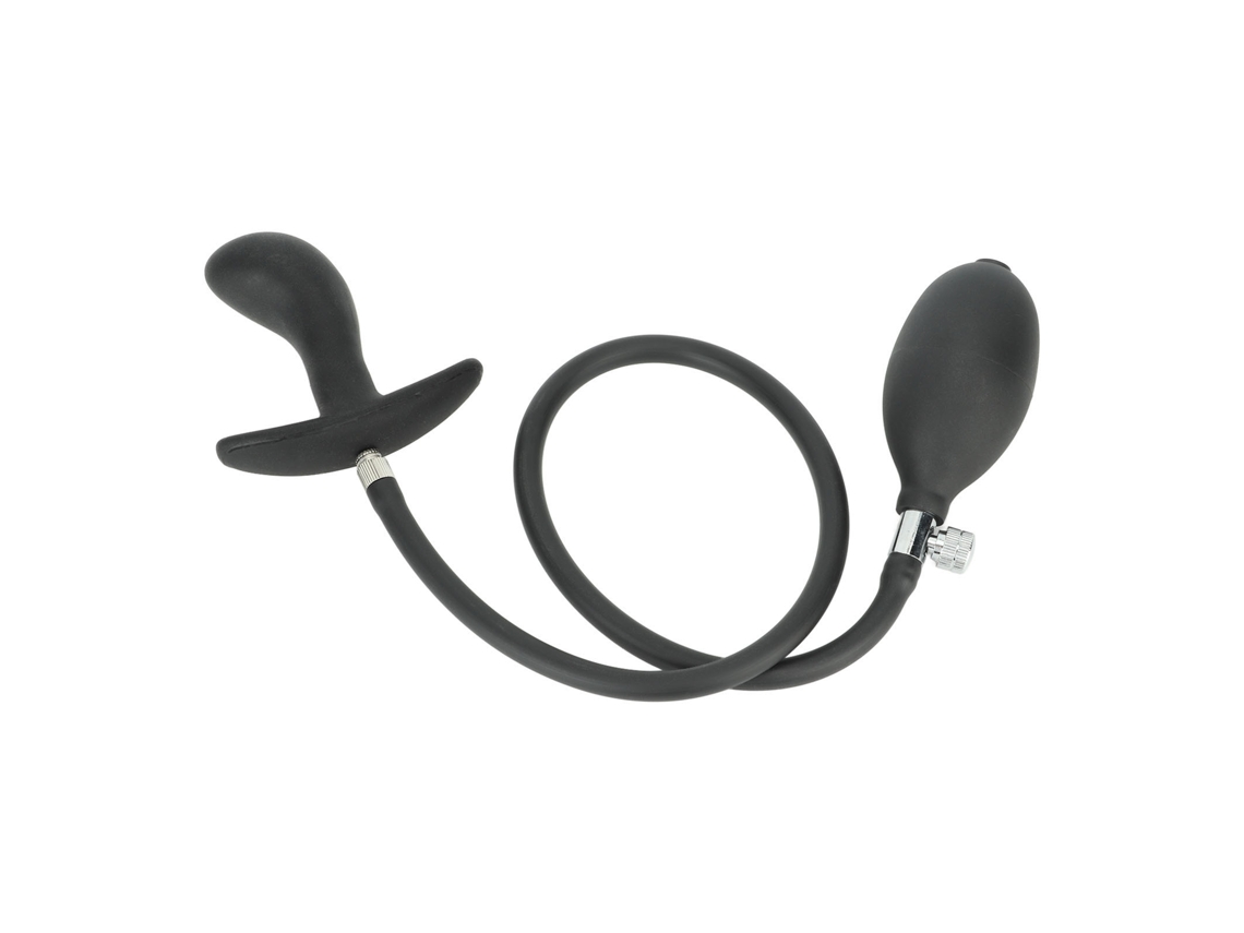 Tapón anal inflable de silicona para adultos