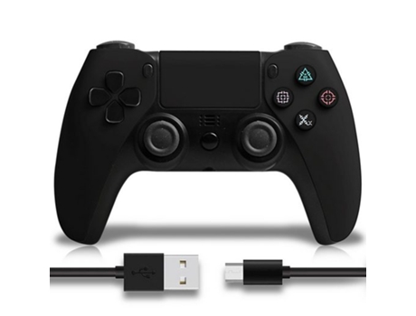 Mando PS4 KINSI Kinsi Dualshock (Inalámbrico - Negro)