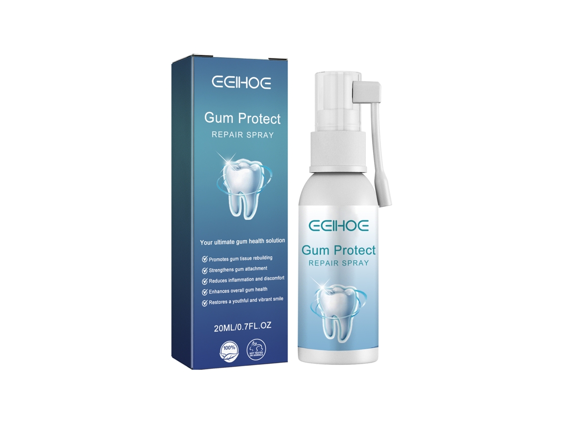 El spray Eelhoe repara las encías y blanquea los dientes.