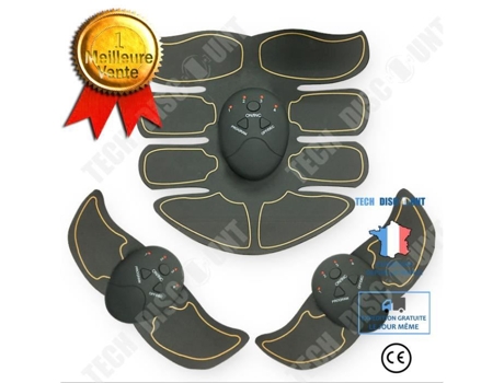 Estimulador de Ejercicios Abdominales TECH DISCOUNT (Amarillo)